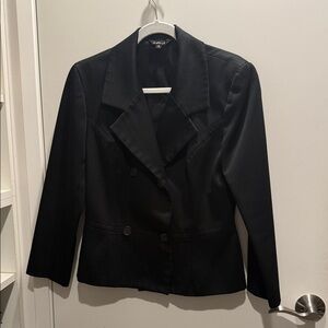 Lola 8 Women's Black Double-Breasted Jacket